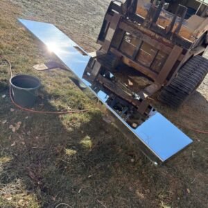 Peterbilt 359 chrome bumper